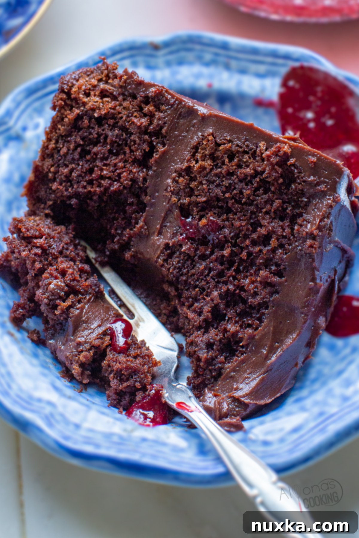 whole wheat chocolate cake using freshly milled flour