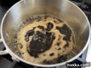 cooking the teriyaki sauce