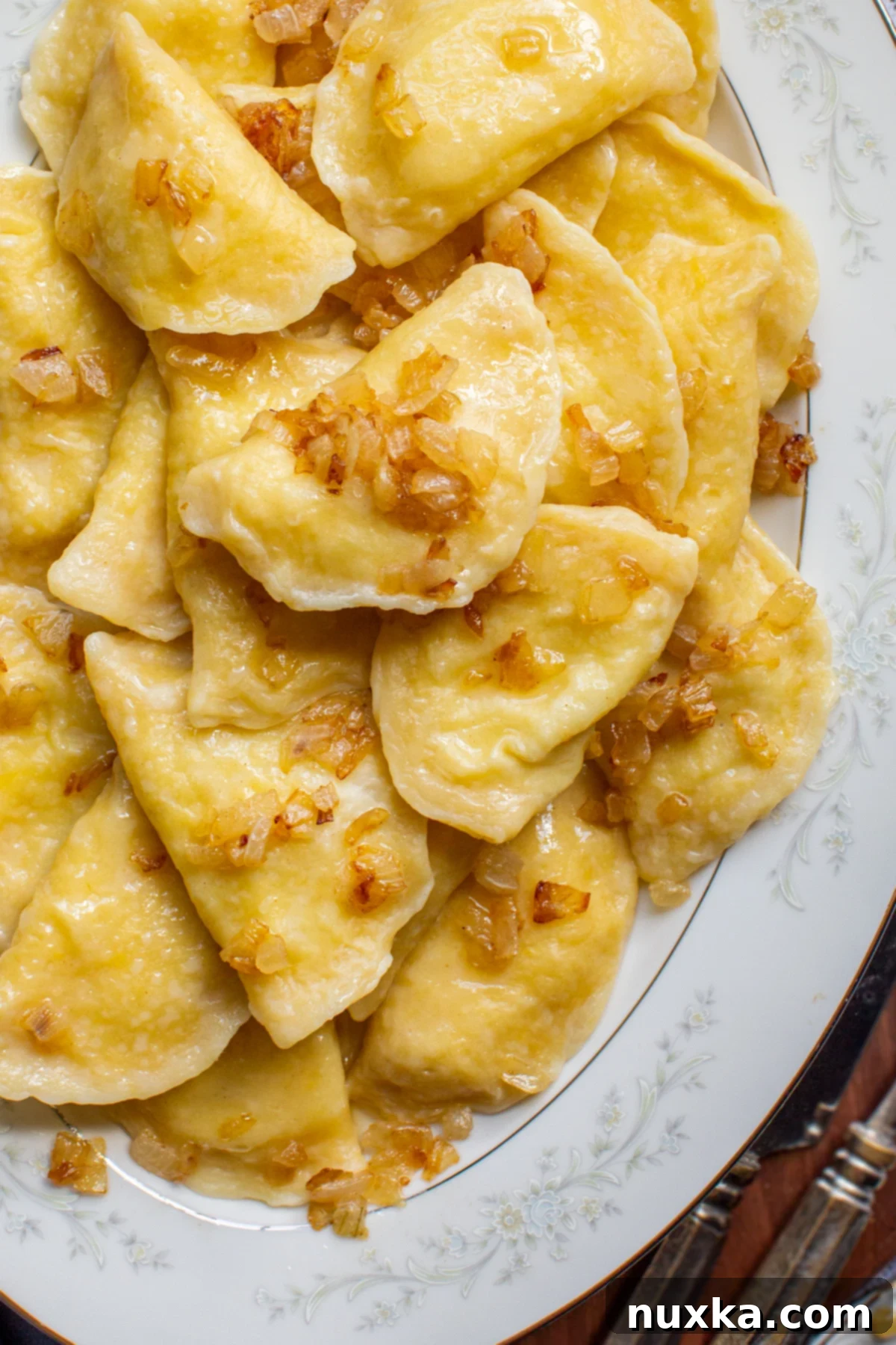 Delicious Homemade Polish Pierogi with Potato Filling