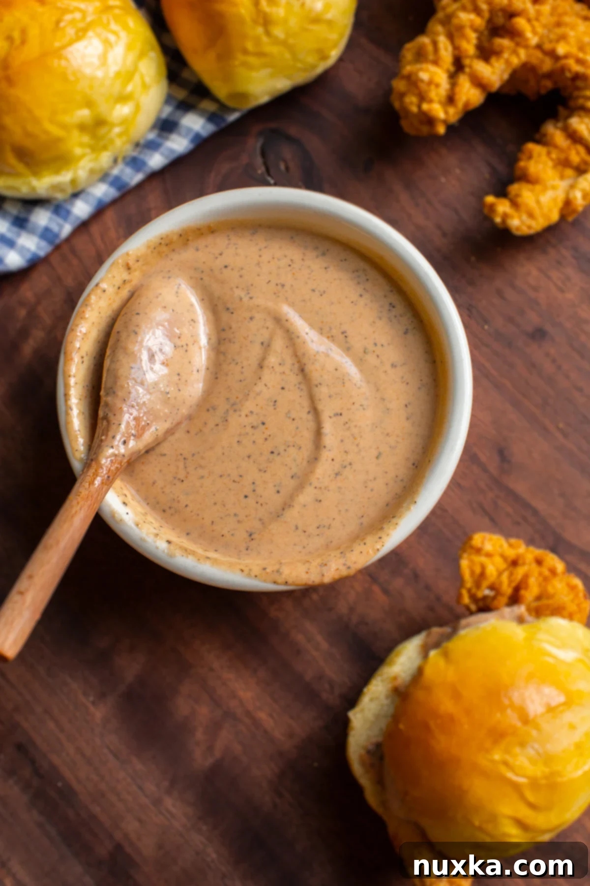 zaxbys zax sauce recipe, a bold, peppery sauce for fried chicken, salads, or sandwiches