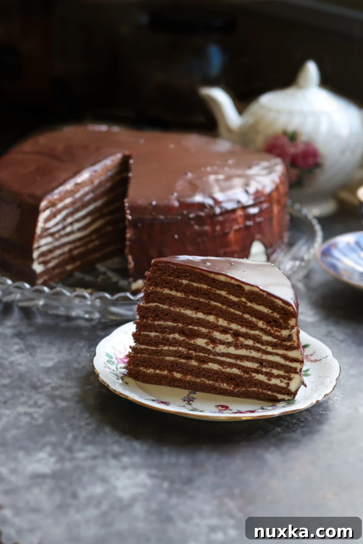 Chocolate Spartak cake