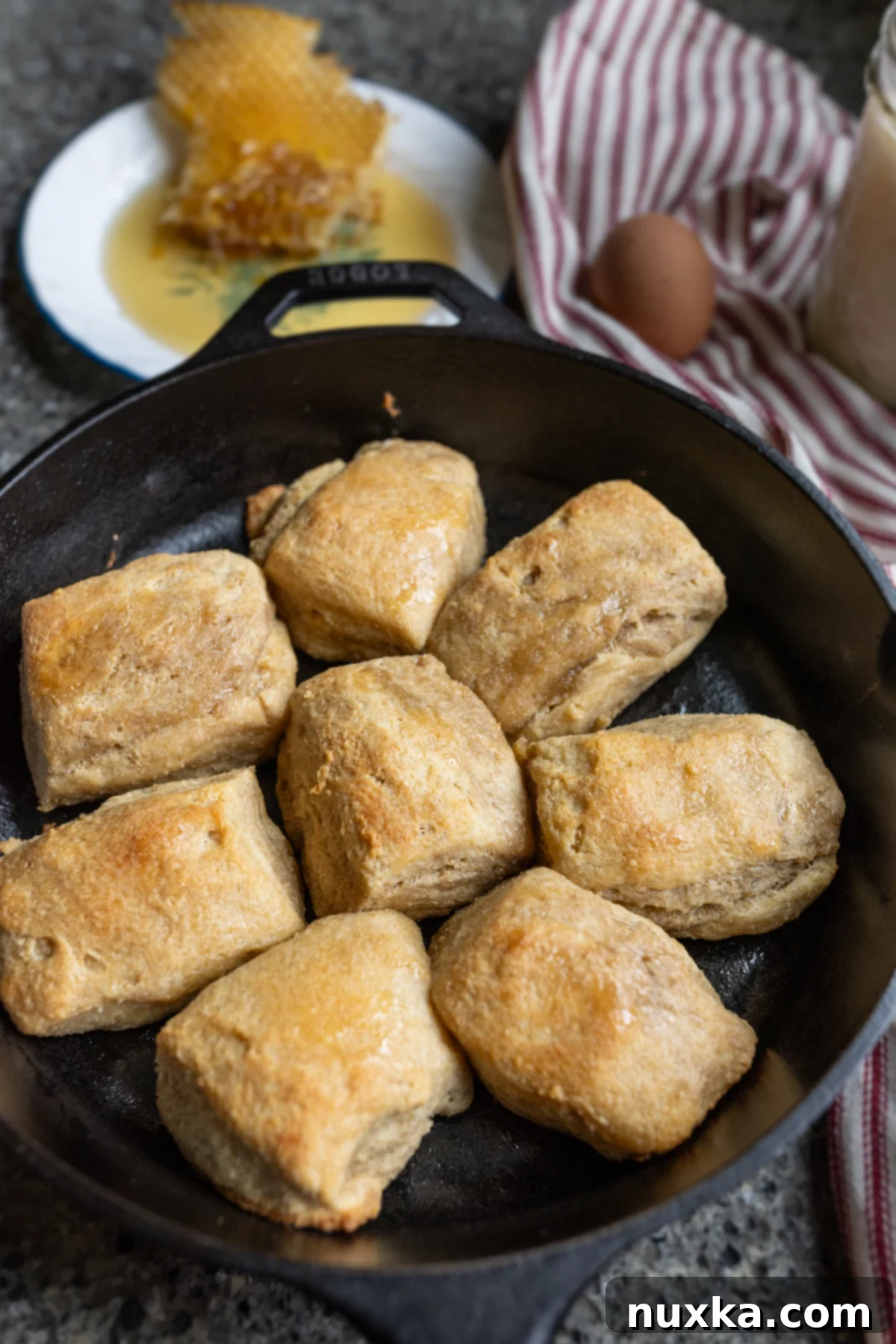 whole grain sourdough biscuits 