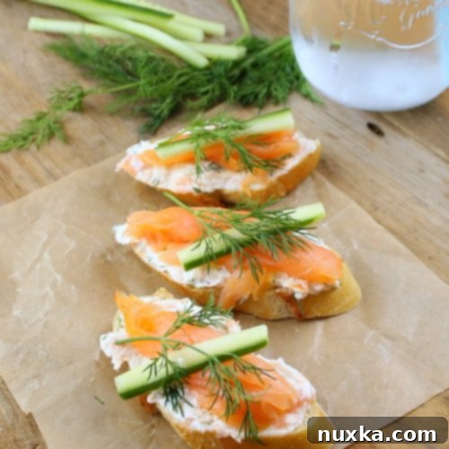 Smoked Salmon Tea Sandwiches