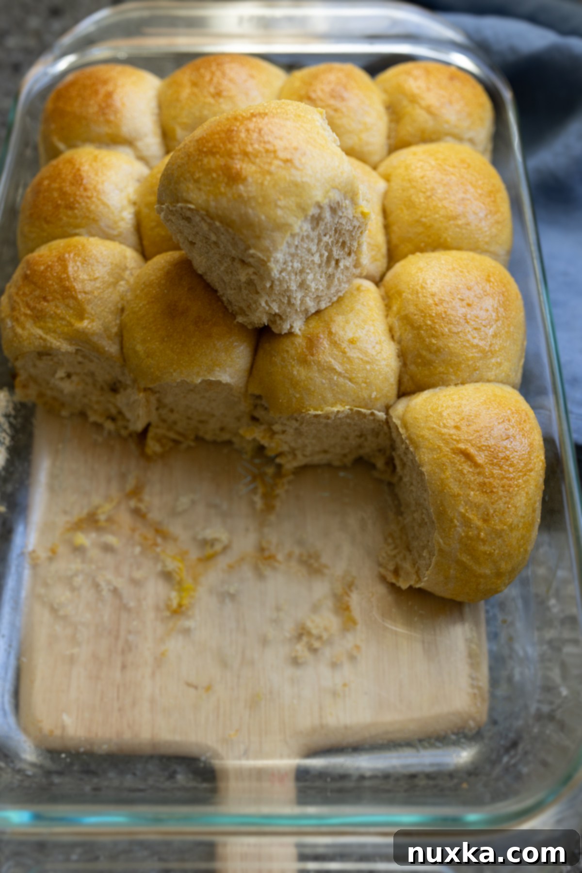 soft and fluffy whole wheat sourdough dinner rolls 