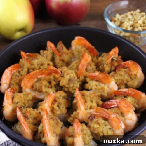 Gourmet Stuffed Jumbo Shrimp 12 Stuffed Jumbo Shrimp Recipe Card Image