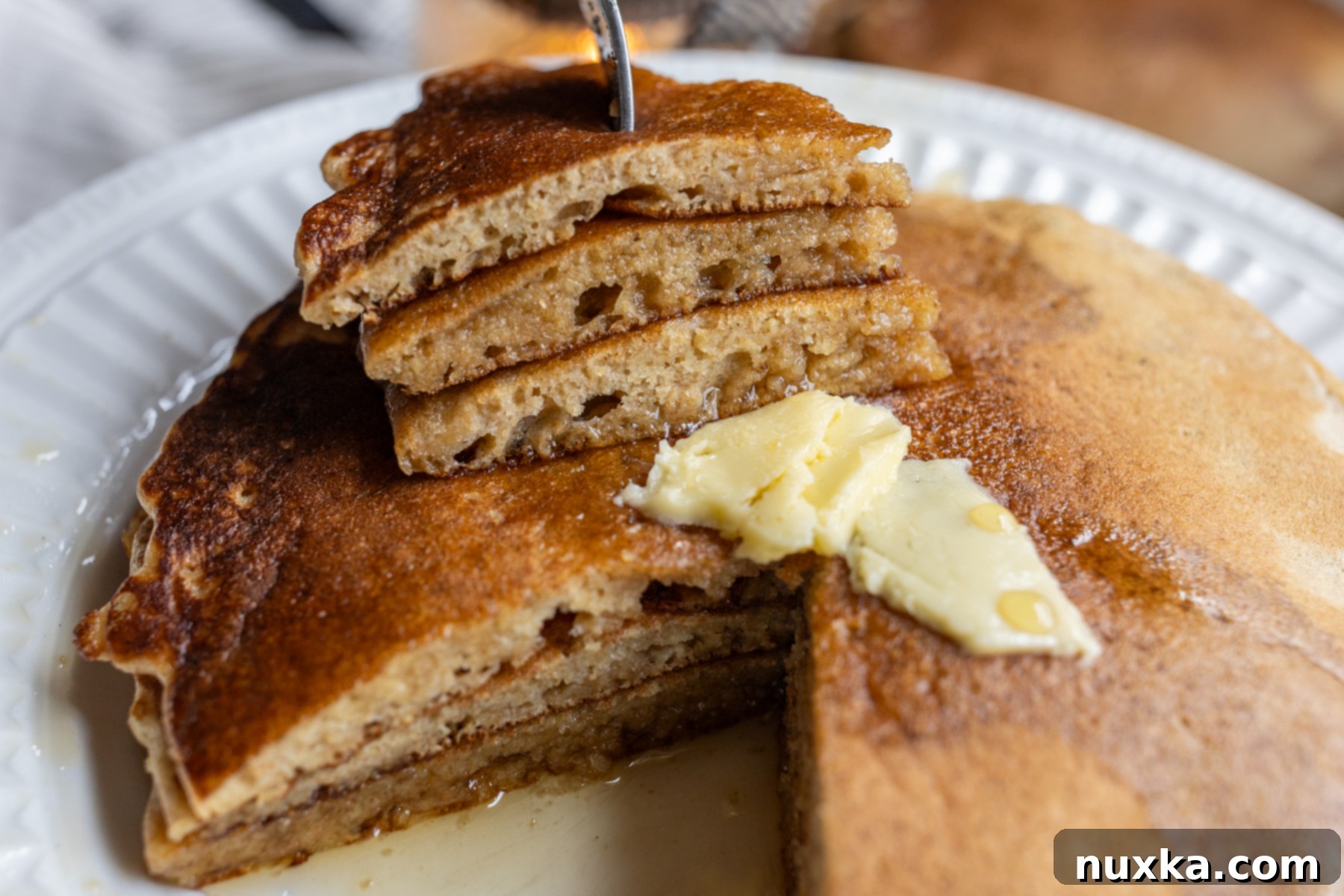 sliced whole wheat sourdough pancakes 