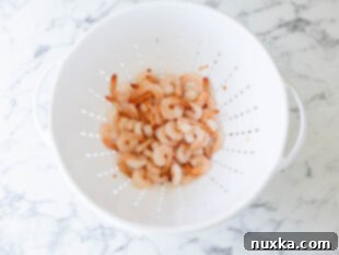 fully cooked and thawed shrimp