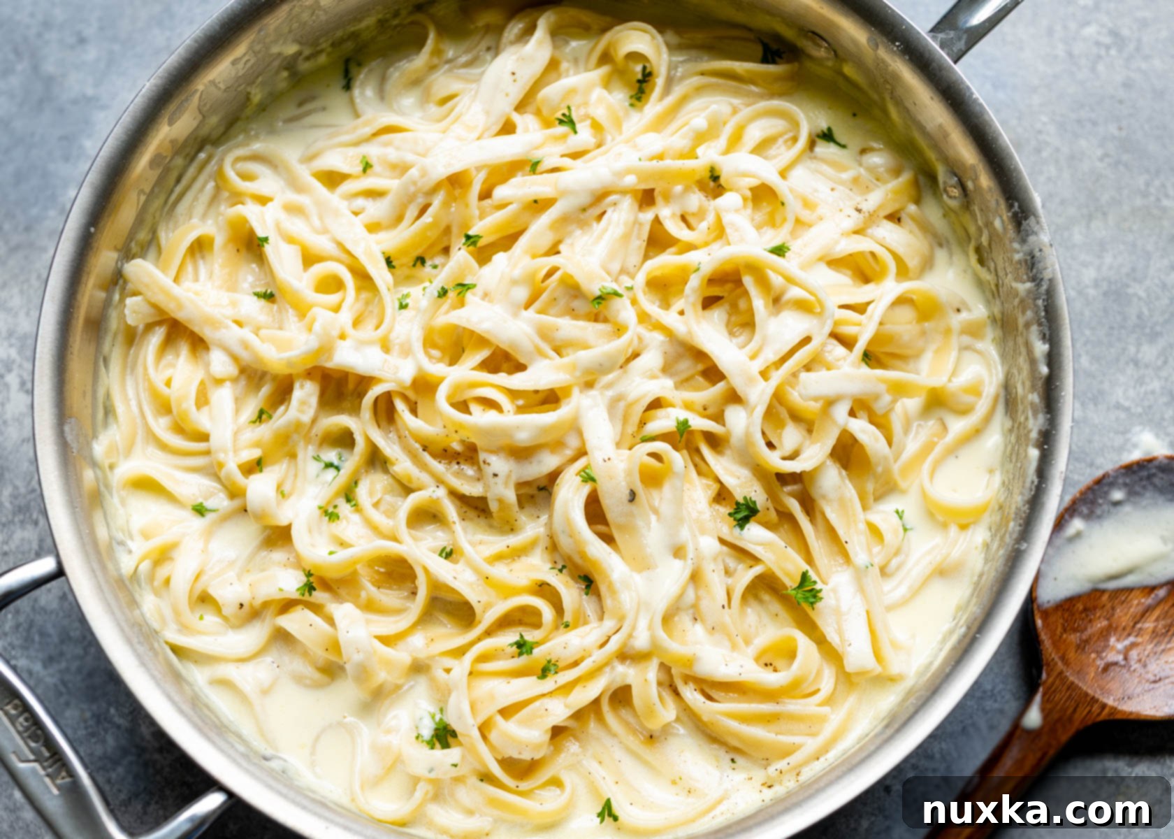identical recipe to the Olive Garden fettuccine Alfredo