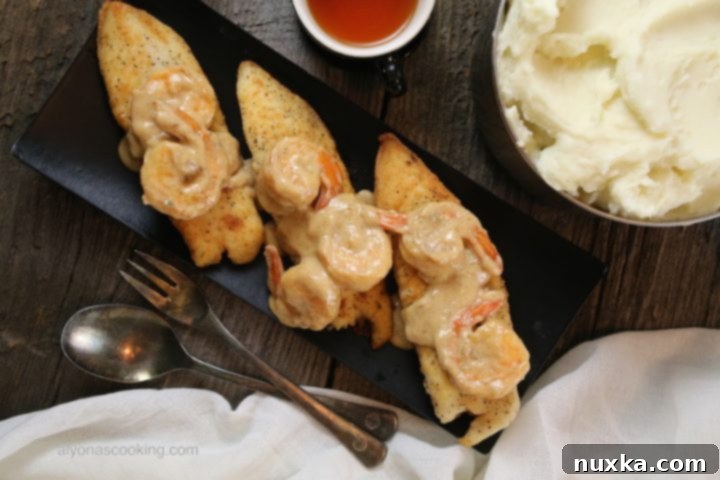tilapia loins in creamy wine sauce-shrimp-wine-sauce-heavy cream-seafood recipe-easy