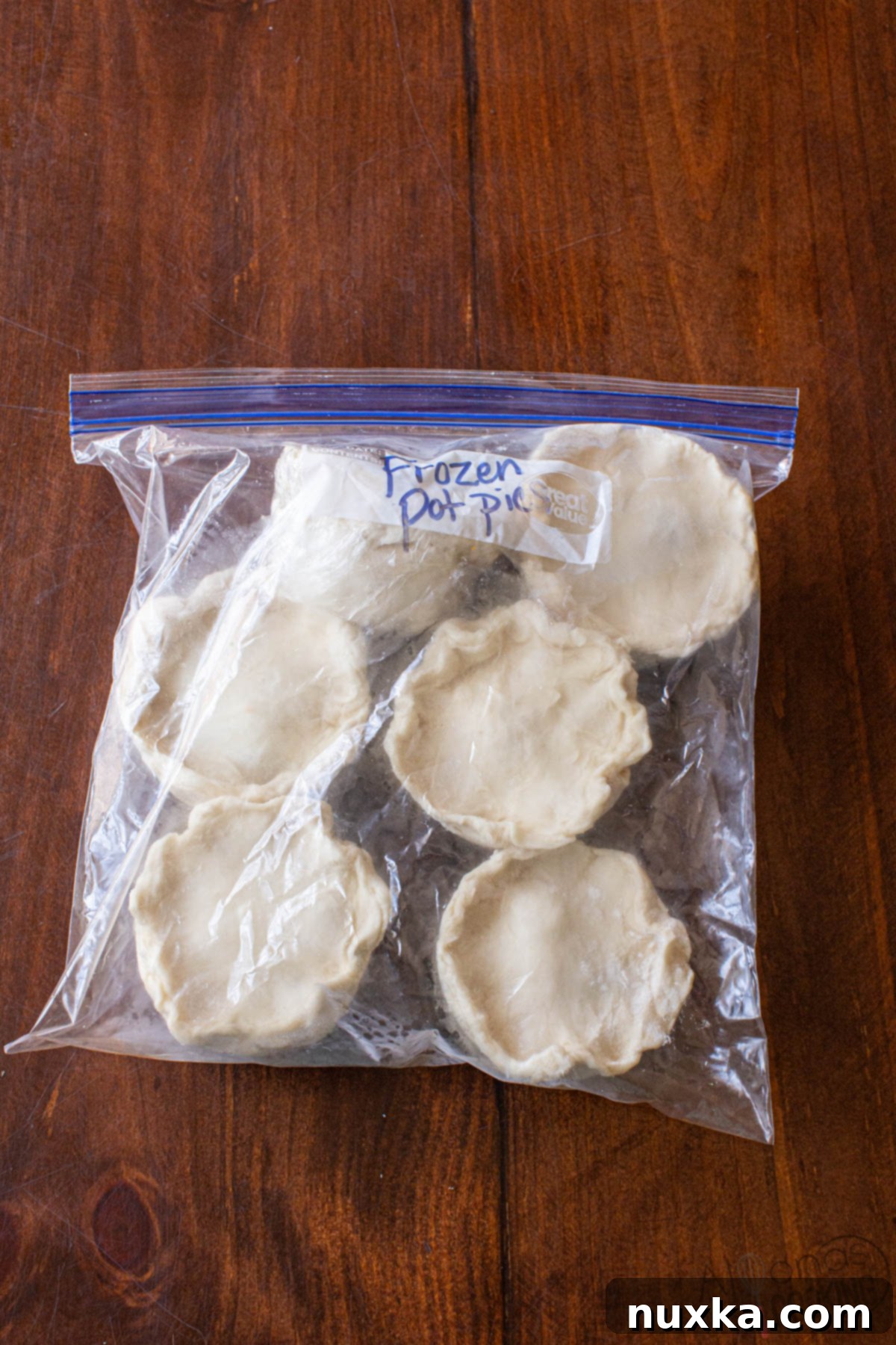 how to freeze chicken pot pie