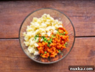 how to poach the chicken and vegetables for chicken pot pie and then dice or cube