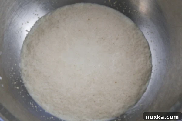 Yeast activation for Paska dough