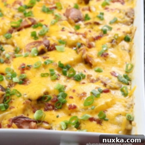 Ultimate Frank and Potato Gratin 14 Image of Loaded Scalloped Potatoes with Franks