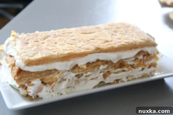 Building the Napoleon Cake Layers