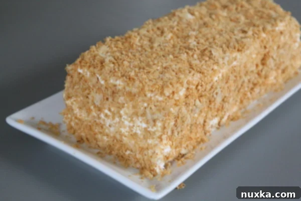 Finishing with Crushed Pastry Crumbs