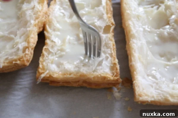 Piercing Pastry to Absorb Syrup