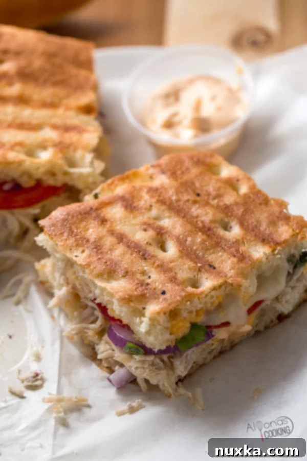 Homemade Frontega Chicken Panini - Panera Bread Copycat Recipe