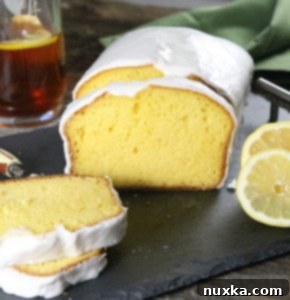 Moist Lemon Pound Cake with Glaze