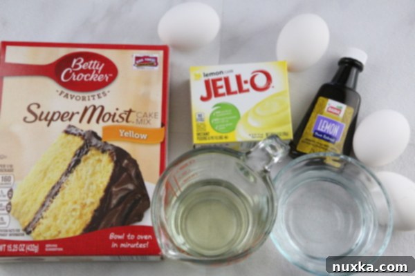 IMG_8755 - Mixing bowl with wet and dry ingredients for lemon pound cake