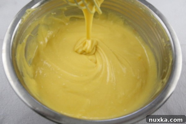 IMG_8766 - Smooth lemon pound cake batter ready for baking