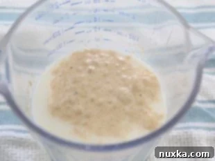 Activating yeast for pretzel dough