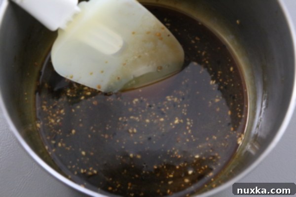 thickened teriyaki glaze