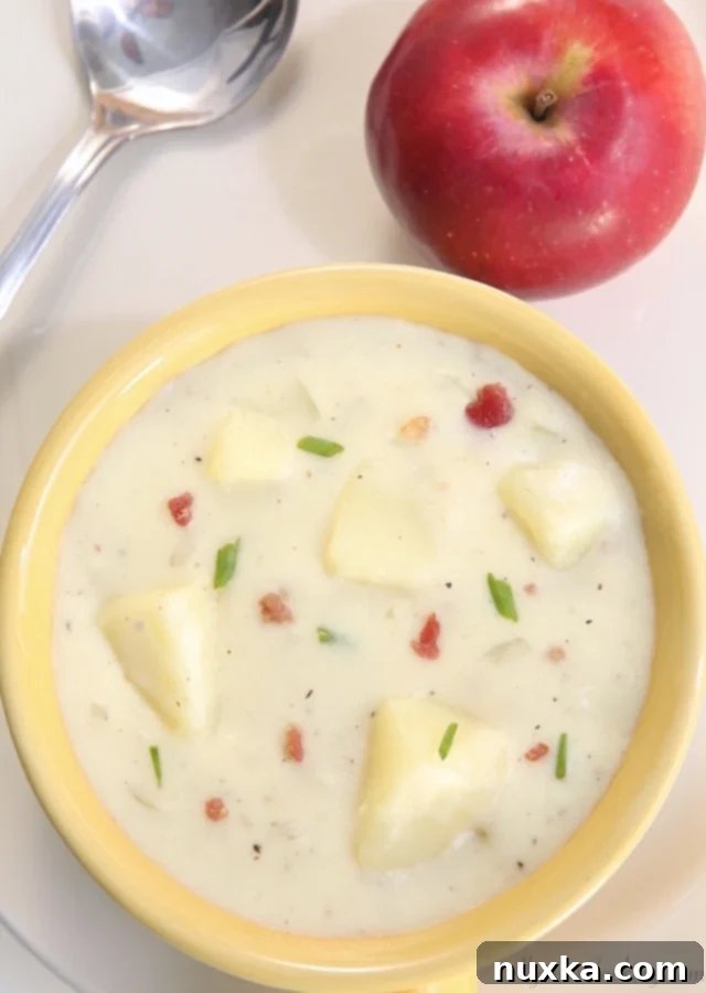 Delicious homemade baked potato soup, a perfect Panera Bread copycat