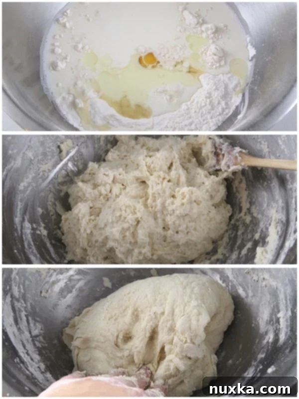 placinta-dough step 1-3