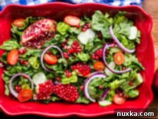 how to make salad with pomegranate seeds