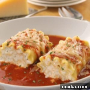 Make-Ahead Lasagna Roll-Ups with cheese and sauce