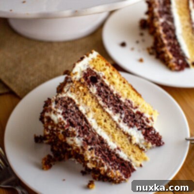 Russian sour cream cake called Smetannik