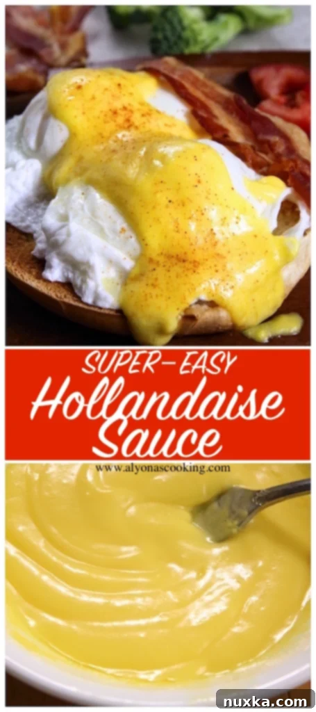 Super Easy Hollandaise Sauce Stove-Free Recipe