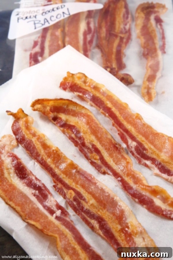how to bake bacon and freeze bacon