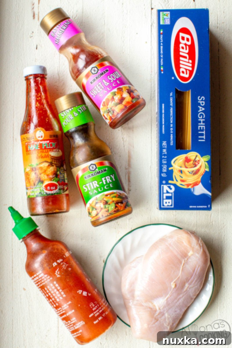 ingredients for chow mein