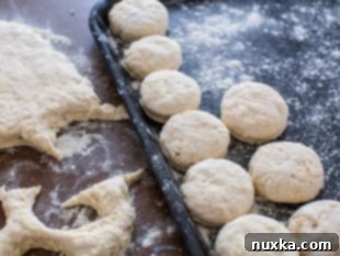 freezer biscuits on tray