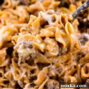 Thumbnail image of Easy One-Pan Beef Stroganoff with sour cream egg noodles