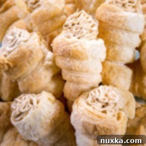 Homemade Cream Horns (Trobochki) with dulce de leche cream
