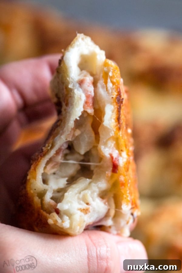 Costco Chicken Bake fresh out of the oven, golden and cheesy