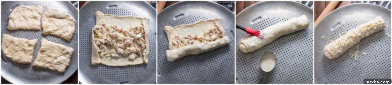 Step-by-step guide for making Costco Chicken Bakes
