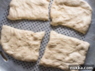 Step 1: Roll out pizza dough