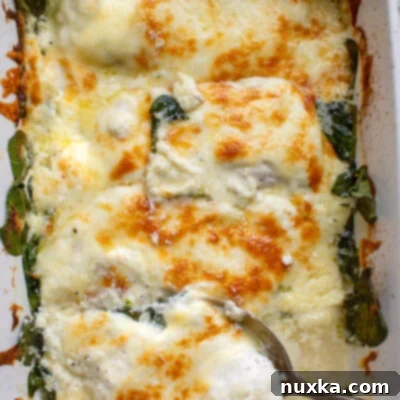 creamy spinach chicken casserole recipe image