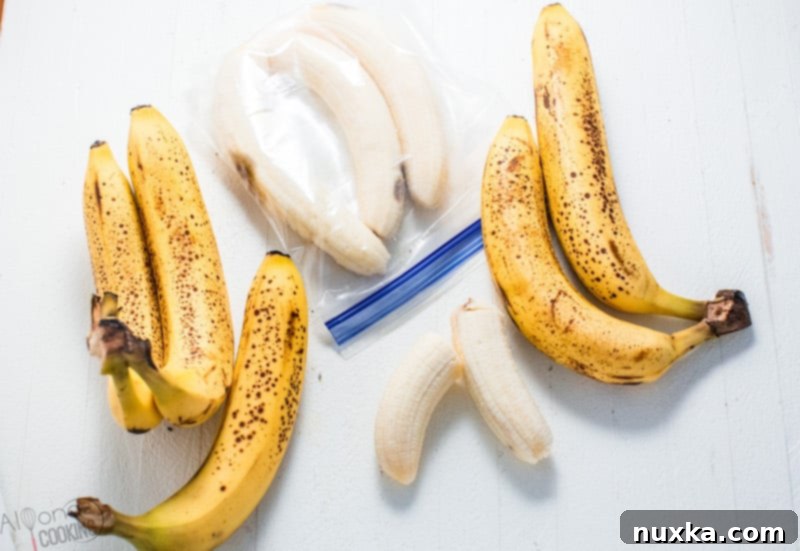 how to freeze bananas