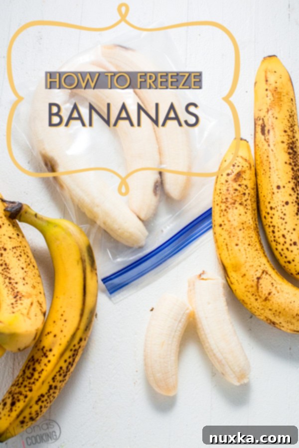 how to freeze bananas 