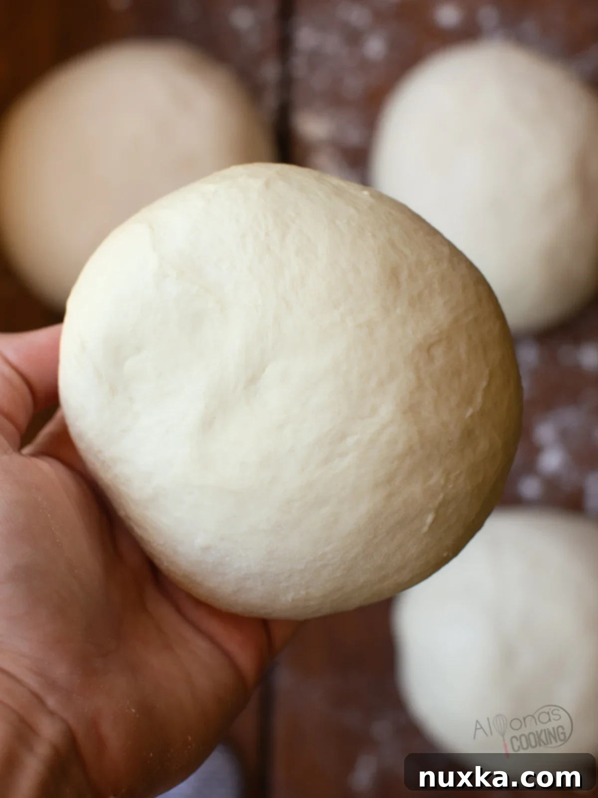 This is the most Authentic Italian Pizza Dough Recipe from a Neapolitan pizza chef! Learn how to make pizza at home without a costly pizza oven. You can make incredible New York Pizza with a chewy pizza crust just like your favorite pizza places or restaurant! This pizza dough is best for Margherita pizza or your favorite pizza toppings and it's all made in a home oven! how to make a pizza dough recipe like New York Pizza
