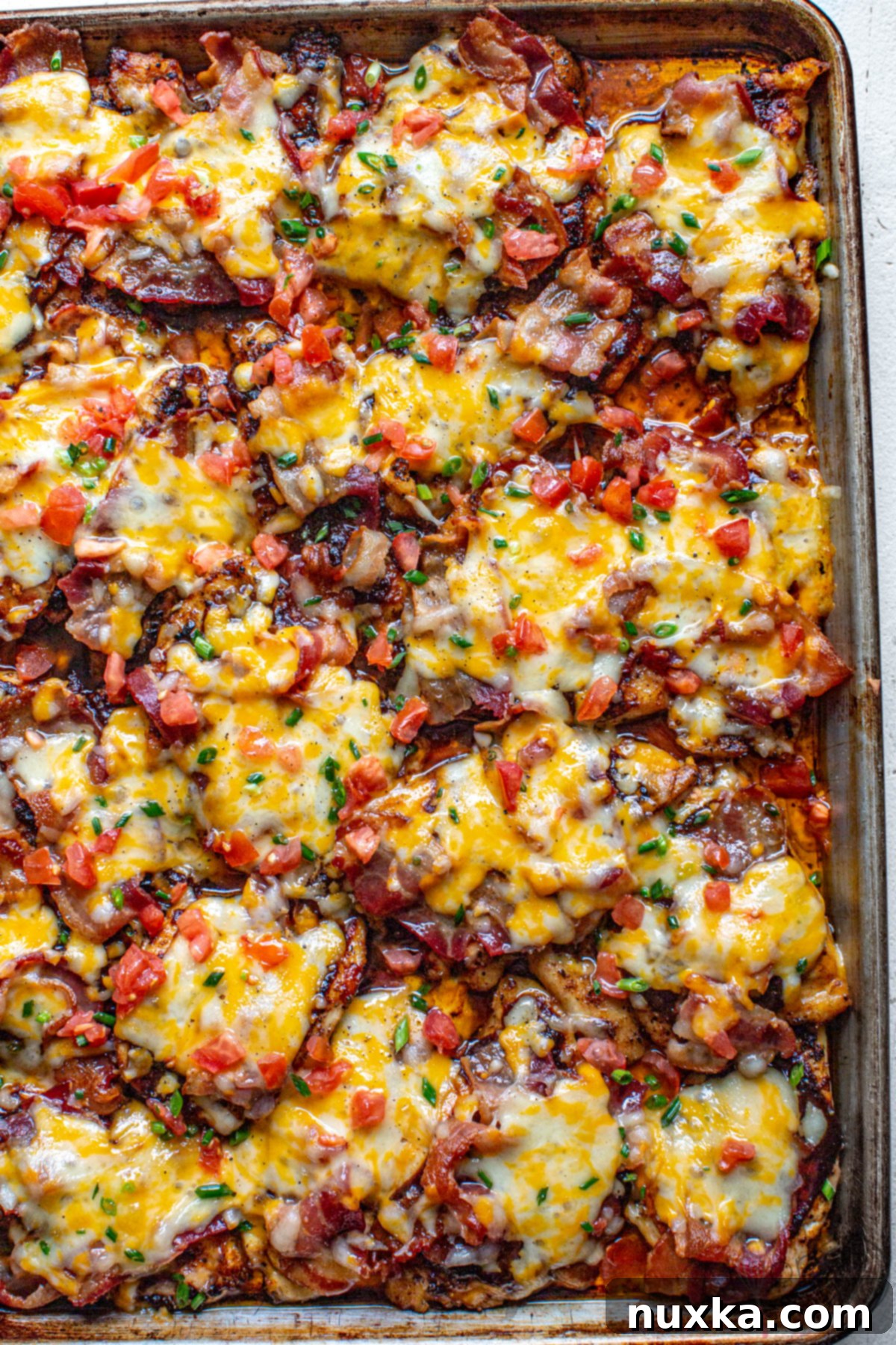 Cheesy bacon Monterey BBQ Chicken 