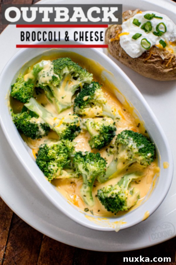 Delicious Outback Broccoli and Cheese side dish