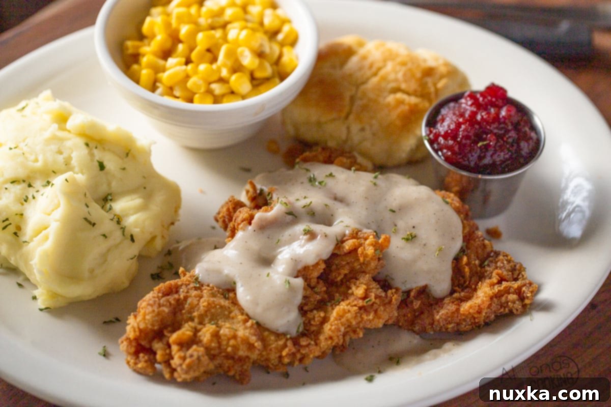 country fried chicken recipe with homemade gravy (99 copycat)