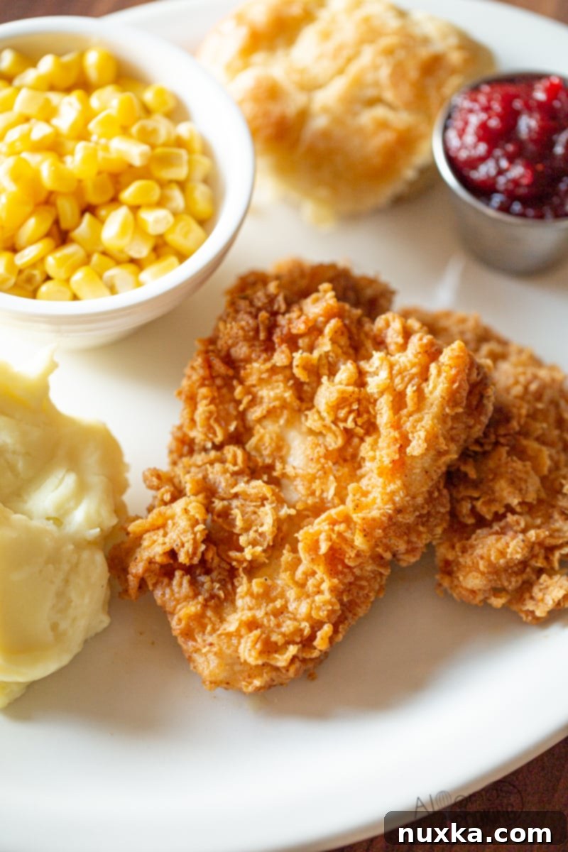 country fried chicken recipe with homemade gravy like 99 restaurant 