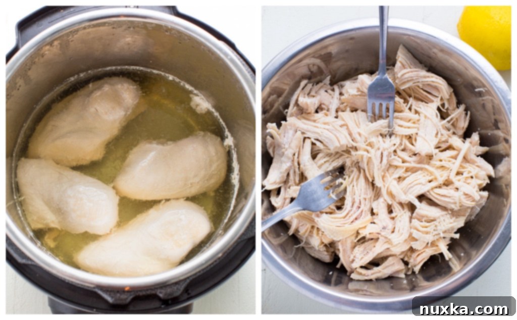 how to cook chicken breasts for instant pot shredded chicken 