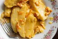 Cream-Infused Baked Potato Wedges